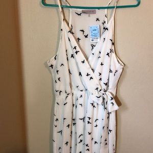 White bird dress